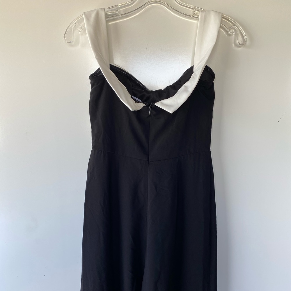 Superdown Camilla Jumpsuit in Black & White Sz Xs - Picture 3 of 8